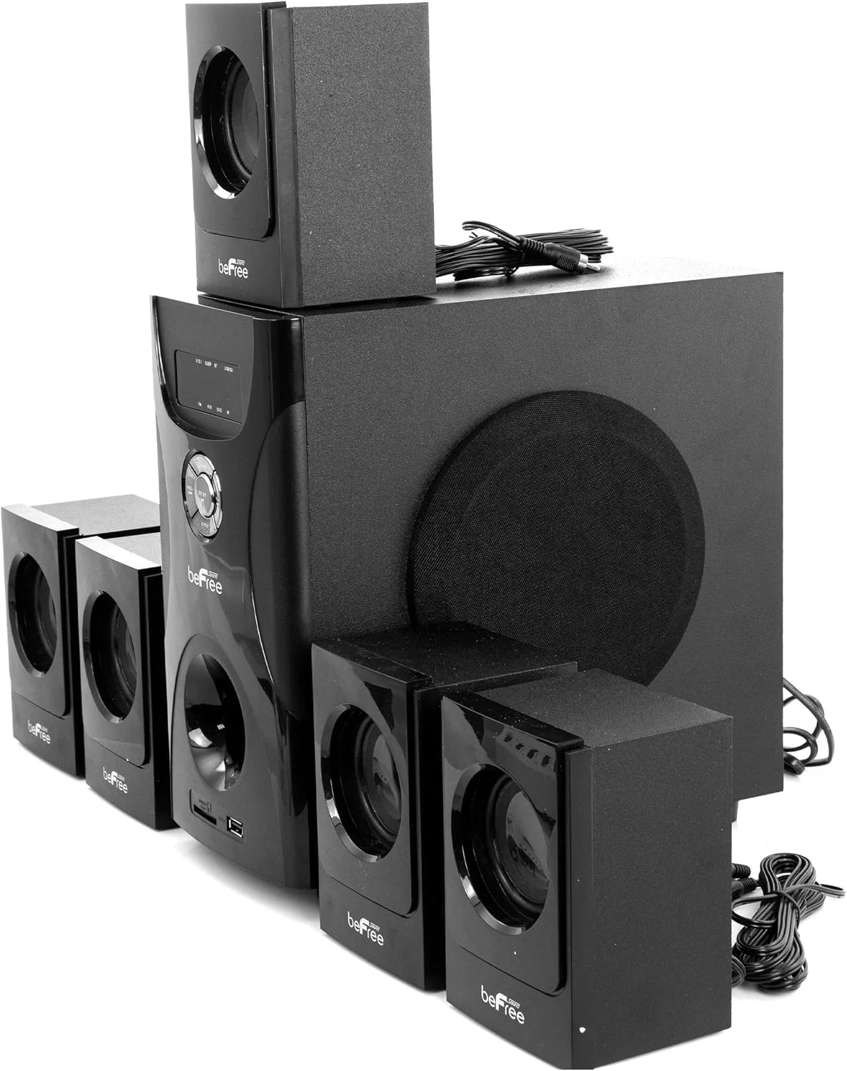 سیستم بلندگوی بلوتوث صدای فراگیر 5.1 کاناله beFree Sound - مشکی