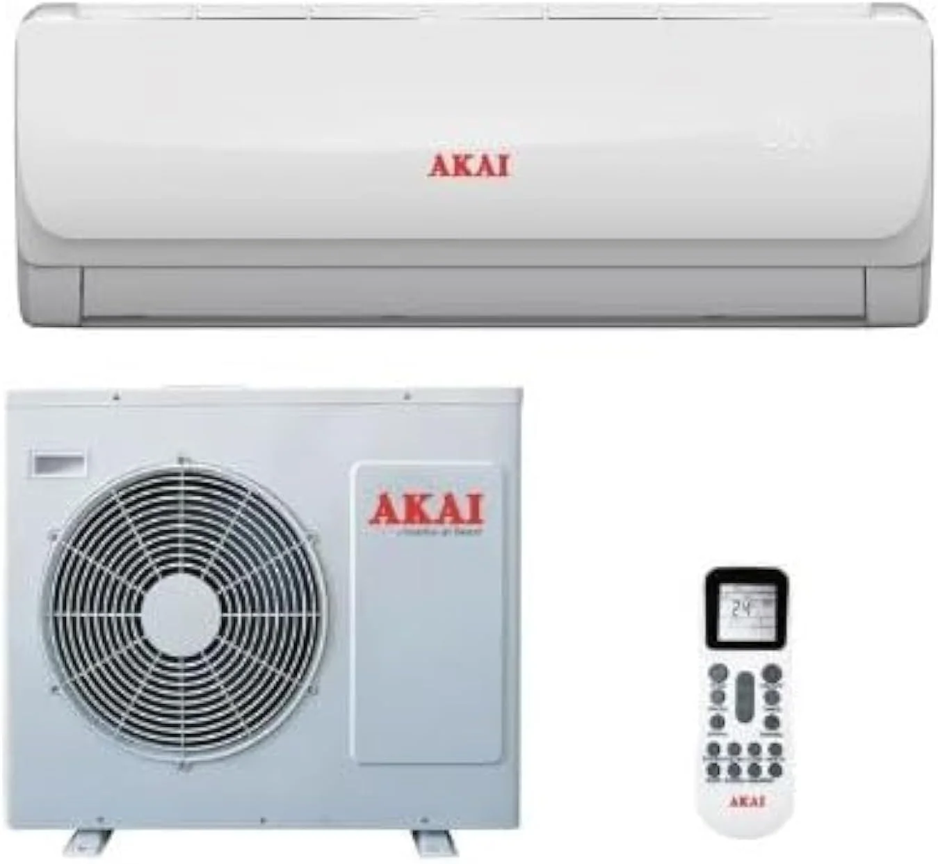 کولر گازی اسپلیت 1.5 تن آکای، 18000 BTU، کمپرسور روتاری، راه اندازی مجدد خودکار، پره طلایی، چرخش 4 طرفه، نمایشگر LED، کم مصرف، دارای تاییدیه ESMA، ACMA-A18T3R4