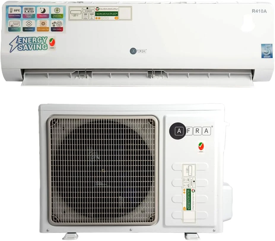 کولر گازی دیواری اسپلیت آفرا 1.5 تن T3 R410a - سرمایش فوق العاده، نمایشگر LED مخفی، حالت خواب، سیم مسی خالص، یخ زدایی هوشمند - راه اندازی مجدد خودکار، AF-1800ACWT کولر گازی دیواری اسپلیت آفرا 1.5 تن T3 R410a - سرمایش فوق العاده، نمایشگر LED مخفی، حالت خواب، سیم مسی خالص، یخ زدایی هوشمند - راه اندازی مجدد خودکار، AF-1800ACWT