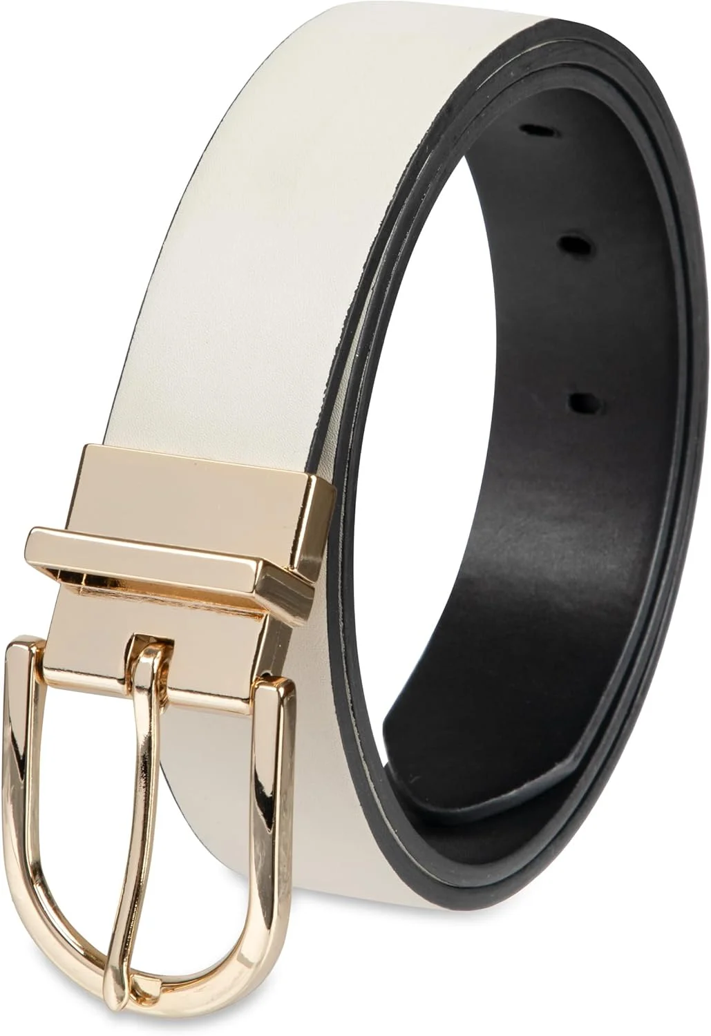 کمربند زنانه کلوین کلاین مدل دو در یک، مناسب برای شلوار جین، شلوار پارچه ای و پیراهن (تک عددی)