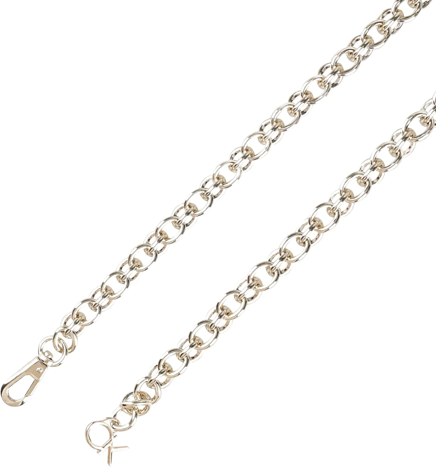 کمربند زنانه باریک نقره ای توری و زنجیری Calvin Klein مناسب برای لباس یا شلوار (تک عددی) کمربند زنانه باریک نقره ای توری و زنجیری Calvin Klein مناسب برای لباس یا شلوار (تک عددی)