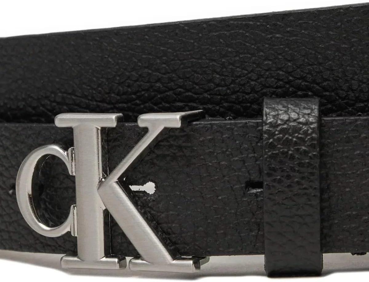 کمربند زنانه چرمی با پلاک مونو کلوین کلاین مدل BEL کمربند زنانه چرمی با پلاک مونو کلوین کلاین مدل BEL