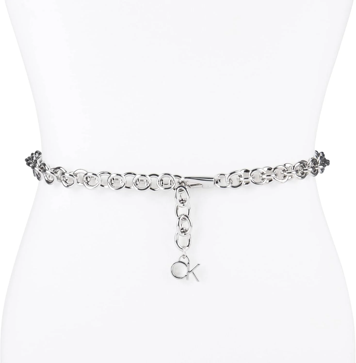 کمربند زنانه باریک توری و زنجیری Calvin Klein مناسب برای لباس و شلوار کمربند زنانه باریک توری و زنجیری Calvin Klein مناسب برای لباس و شلوار