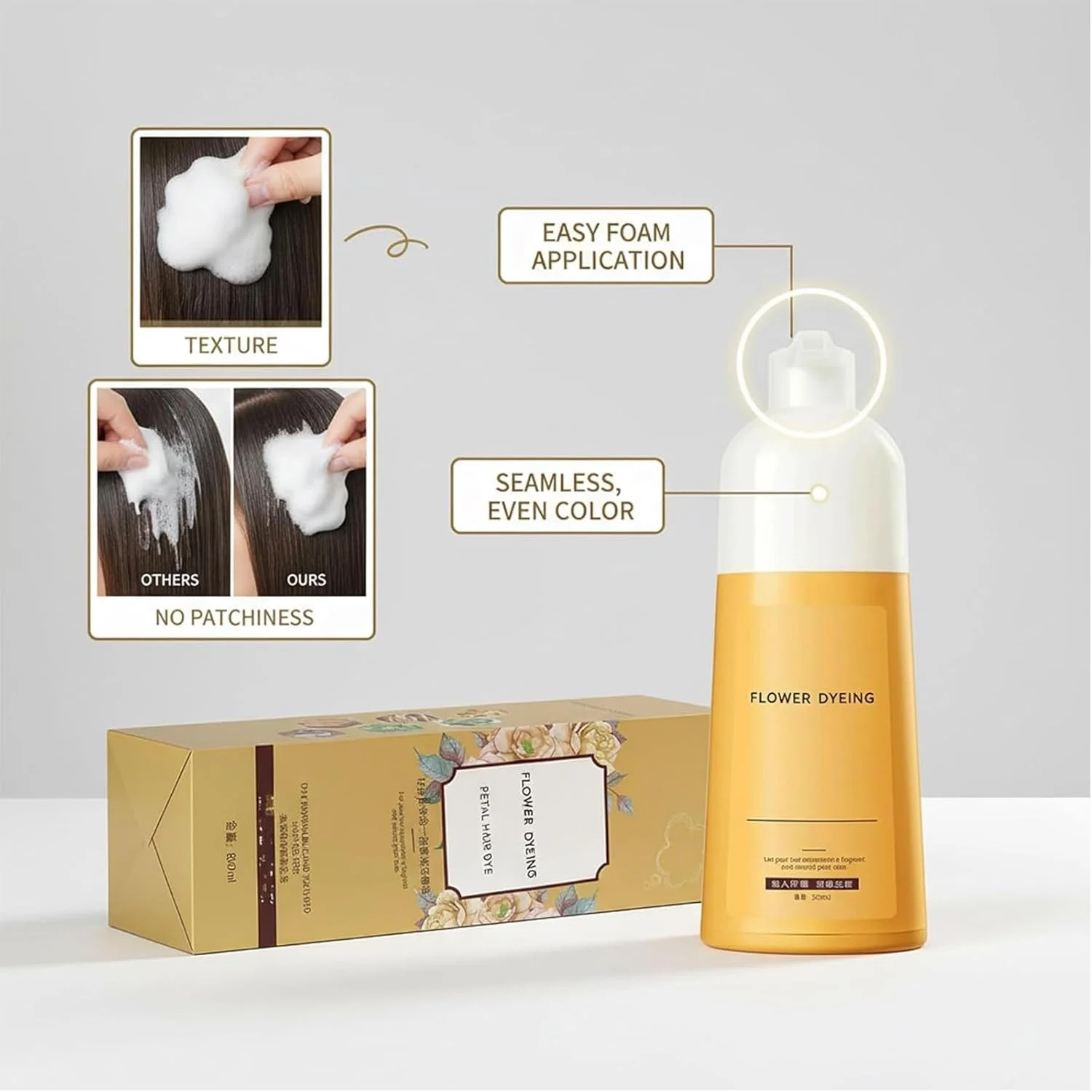 شامپو رنگ مو گلبرگ رز ژاپنی، شامپو رنگ موی طبیعی و ماندگار، رنگ موی مغذی گیاهی، پوشش دهنده موهای سفید، نرم کننده و درخشان کننده مو برای آقایان و بانوان، استفاده آسان (قهوه ای چای) شامپو رنگ مو گلبرگ رز ژاپنی، شامپو رنگ موی طبیعی و ماندگار، رنگ موی مغذی گیاهی، پوشش دهنده موهای سفید، نرم کننده و درخشان کننده مو برای آقایان و بانوان، استفاده آسان (قهوه ای چای)