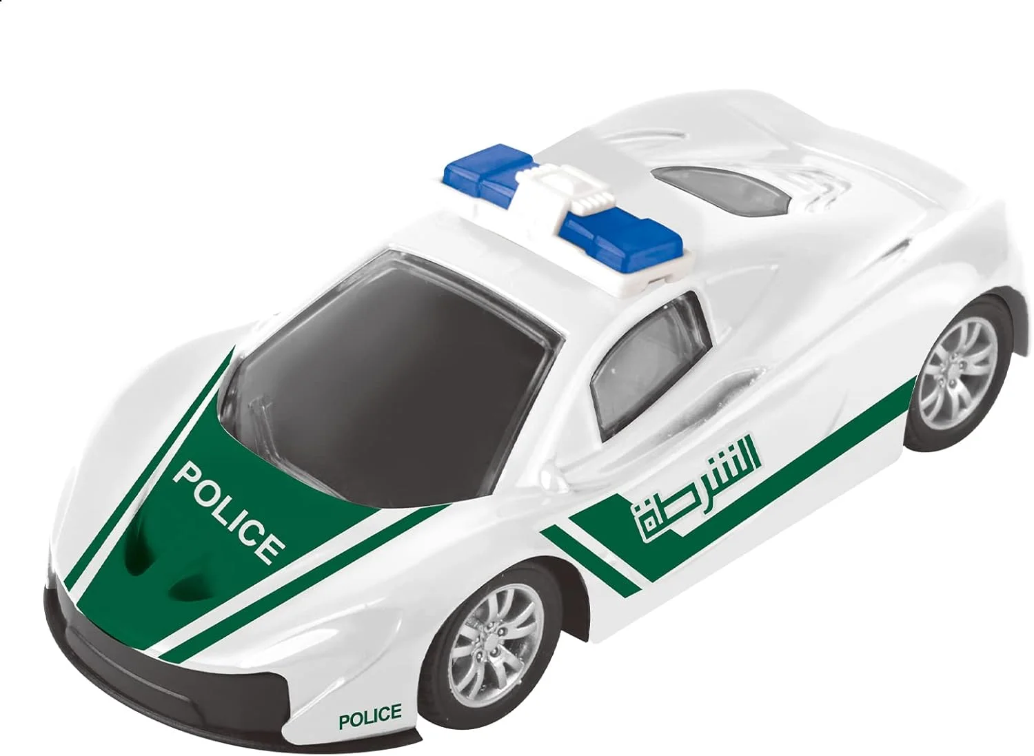 ماشین بازی دایکست پلیس دبی مدل Pj Power Joy Vroom Vroom، مقیاس 1/43، چند رنگ، Crd111