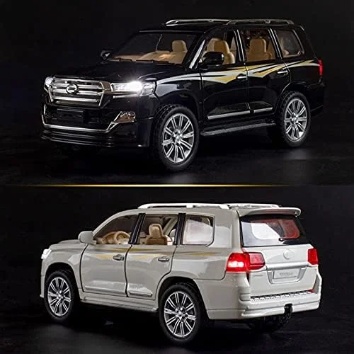 اسباب بازی ماشین NMGD، ماشین های دایکست 1:32 برای مدل ماشین شاسی بلند TO-YO-TA LAND CRUISER، اسباب بازی های آلیاژی دایکست برای کودکان (رنگ: 4)