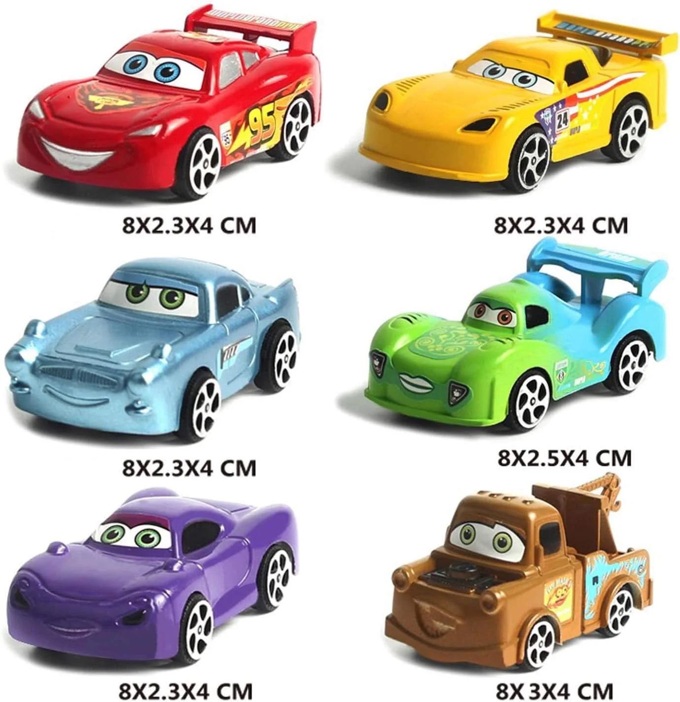 مجموعه اسباب بازی ماشین های نیگانملوز برای کودکان - 7 تکه