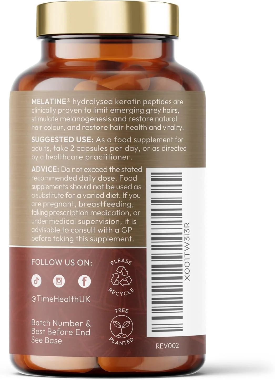 تایم هلث نیو: احیای رنگ مو - کمک به احیای رنگ طبیعی مو و کنترل موهای سفید - 60 کپسول - پپتیدهای کراتین هیدرولیز شده - ساخت انگلستان - بدون افزودنی تایم هلث نیو: احیای رنگ مو - کمک به احیای رنگ طبیعی مو و کنترل موهای سفید - 60 کپسول - پپتیدهای کراتین هیدرولیز شده - ساخت انگلستان - بدون افزودنی