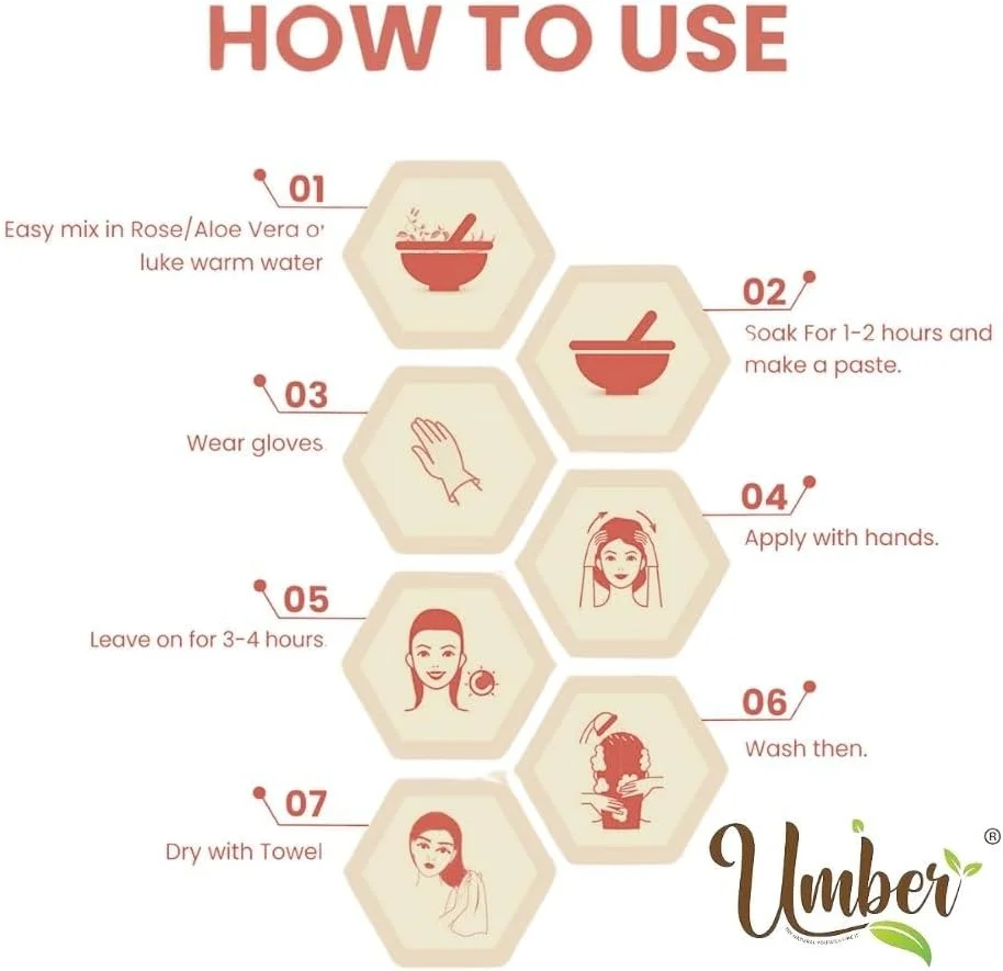 پودر حنای خالص و طبیعی آمبر برای مو با گیاهان دارویی (آمله، برینگراج، برهمی، آریتا، شیکاکای، نیم) - 200 گرم پودر حنای خالص و طبیعی آمبر برای مو با گیاهان دارویی (آمله، برینگراج، برهمی، آریتا، شیکاکای، نیم) - 200 گرم