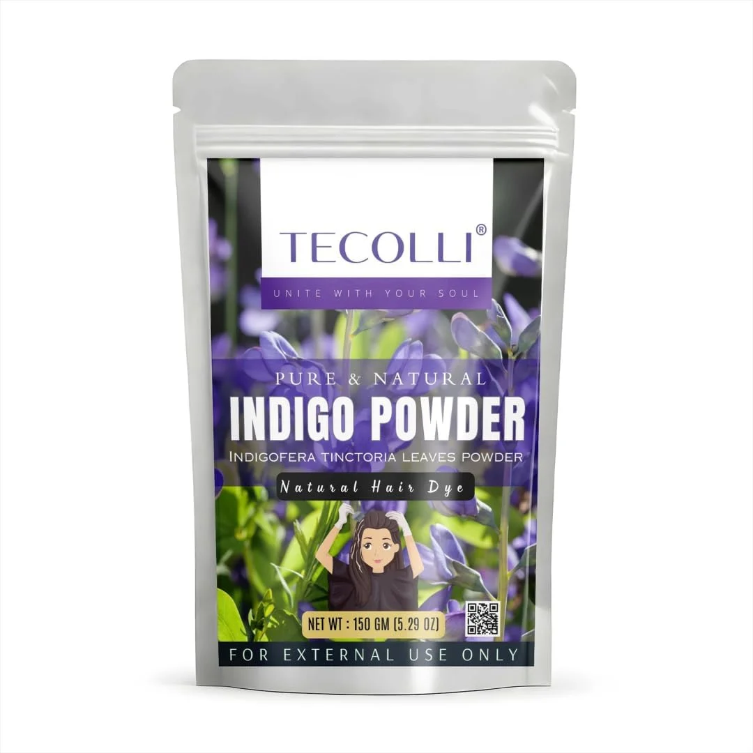 پودر نیل خالص ۱۵۰ گرمی - رنگ موی گیاهی ۱۰۰٪ طبیعی | جایگزین ایمن رنگ مشکی و قهوه ای | بدون آمونیاک و PPD، رنگ موی گیاهی پودر نیل خالص ۱۵۰ گرمی - رنگ موی گیاهی ۱۰۰٪ طبیعی | جایگزین ایمن رنگ مشکی و قهوه ای | بدون آمونیاک و PPD، رنگ موی گیاهی