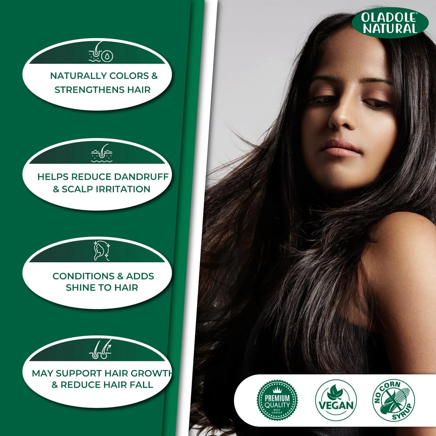 پودر حنای طبیعی اولادل برای مو - 300 گرم پودر حنای طبیعی اولادل برای مو - 300 گرم