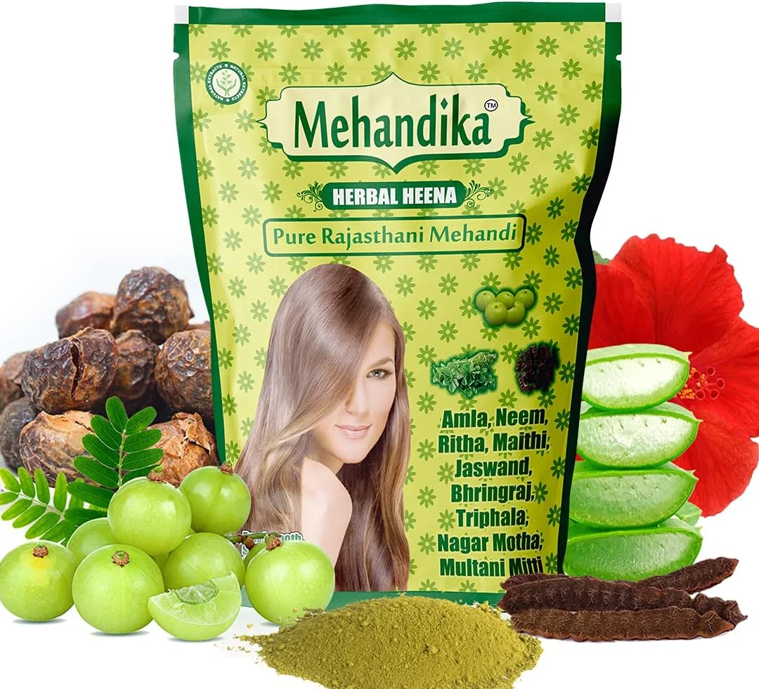 حنای گیاهی مهندیکا (بسته 2 عددی 500 گرمی) | پودر حنای ارگانیک مهندی، طبیعی، خالص و ریز حنای گیاهی مهندیکا (بسته 2 عددی 500 گرمی) | پودر حنای ارگانیک مهندی، طبیعی، خالص و ریز