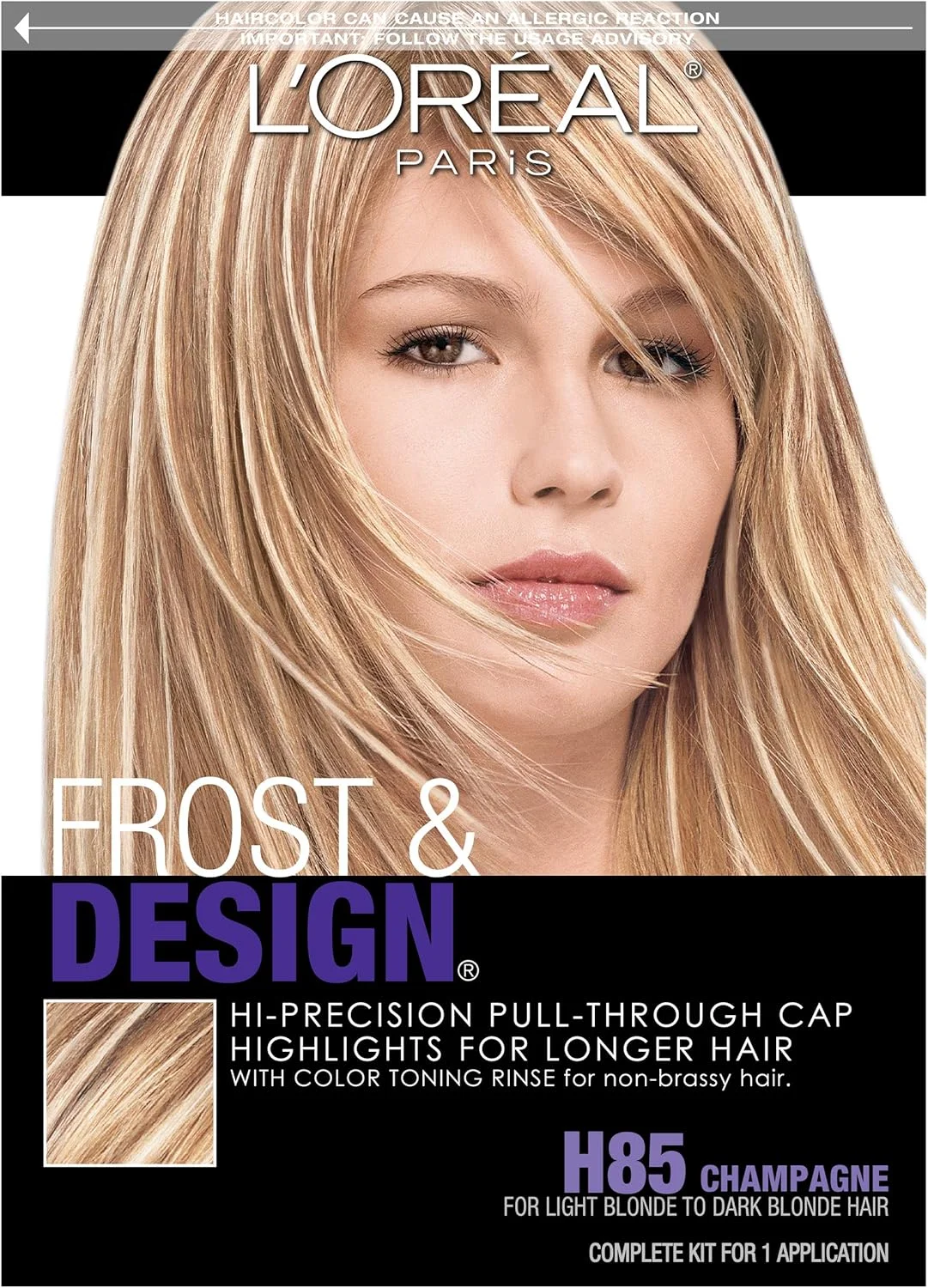 هایلایت مو کلاهی لورآل پاریس مدل Frost and Design مناسب موهای بلند، H85 شامپاین هایلایت مو کلاهی لورآل پاریس مدل Frost and Design مناسب موهای بلند، H85 شامپاین