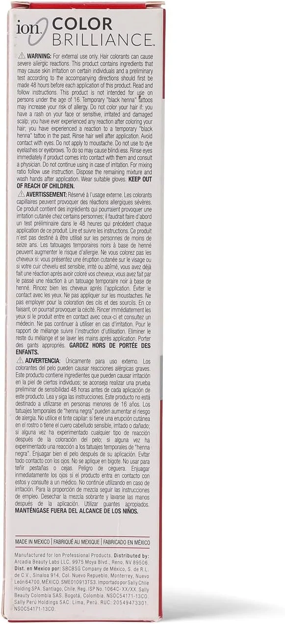 تقویت کننده رنگ موی دائمی یون، قرمز آتشین