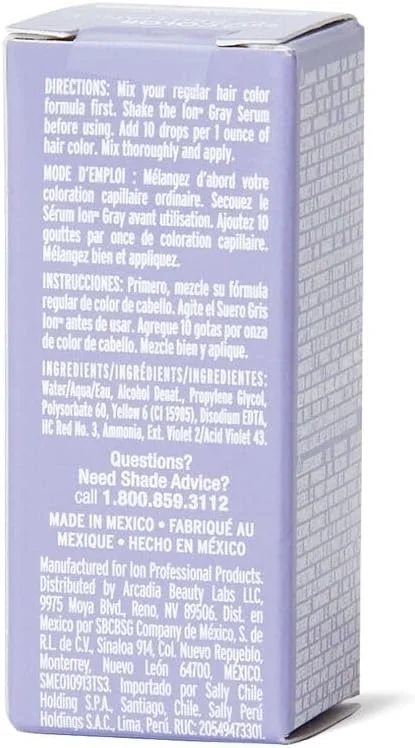 افزودنی رنگ مو سرم خاکستری آیون افزودنی رنگ مو سرم خاکستری آیون