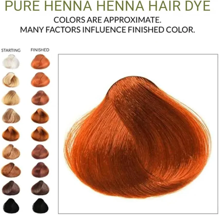 پودر حنا 100% خالص و طبیعی The Henna Guys برای رنگ کردن/رنگ مو، 200 گرم پودر حنا 100% خالص و طبیعی The Henna Guys برای رنگ کردن/رنگ مو، 200 گرم