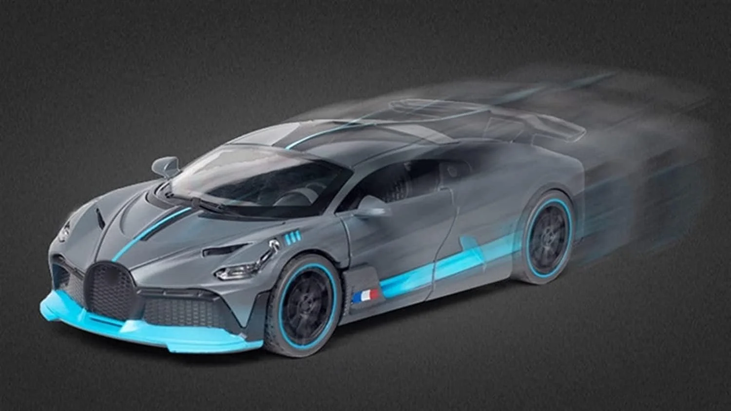 ماشین اسباب بازی عقب کش فلزی دایکست بوگاتی دیوو چند رنگ (آبی) مقیاس 1:32 - بهترین هدیه برای پسران