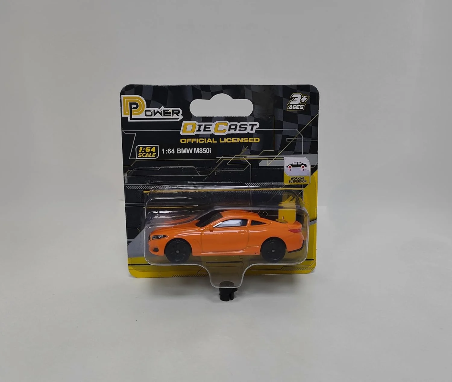 دی-پاور – BMW M850i - نارنجی | ماکت دایکست، آیتم کلکسیونی نهایی، ماشین های مسابقه ای | وسایل نقلیه اسباب بازی، مدل ماشین اسباب بازی فلزی - مجموعه عقب کش | سایز - 1:64، برای کودکان 3+