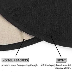 روکش صندلی خودرو ضد آب DECKALY مناسب برای تمرینات ورزشی، دویدن، شنا، ساحل و پیاده روی، محافظ صندلی سطلی ضد لغزش با اندازه جهانی برای خودروهای SUV و کامیون ها، قابل شستشو در ماشین لباسشویی (2 عدد مشکی)