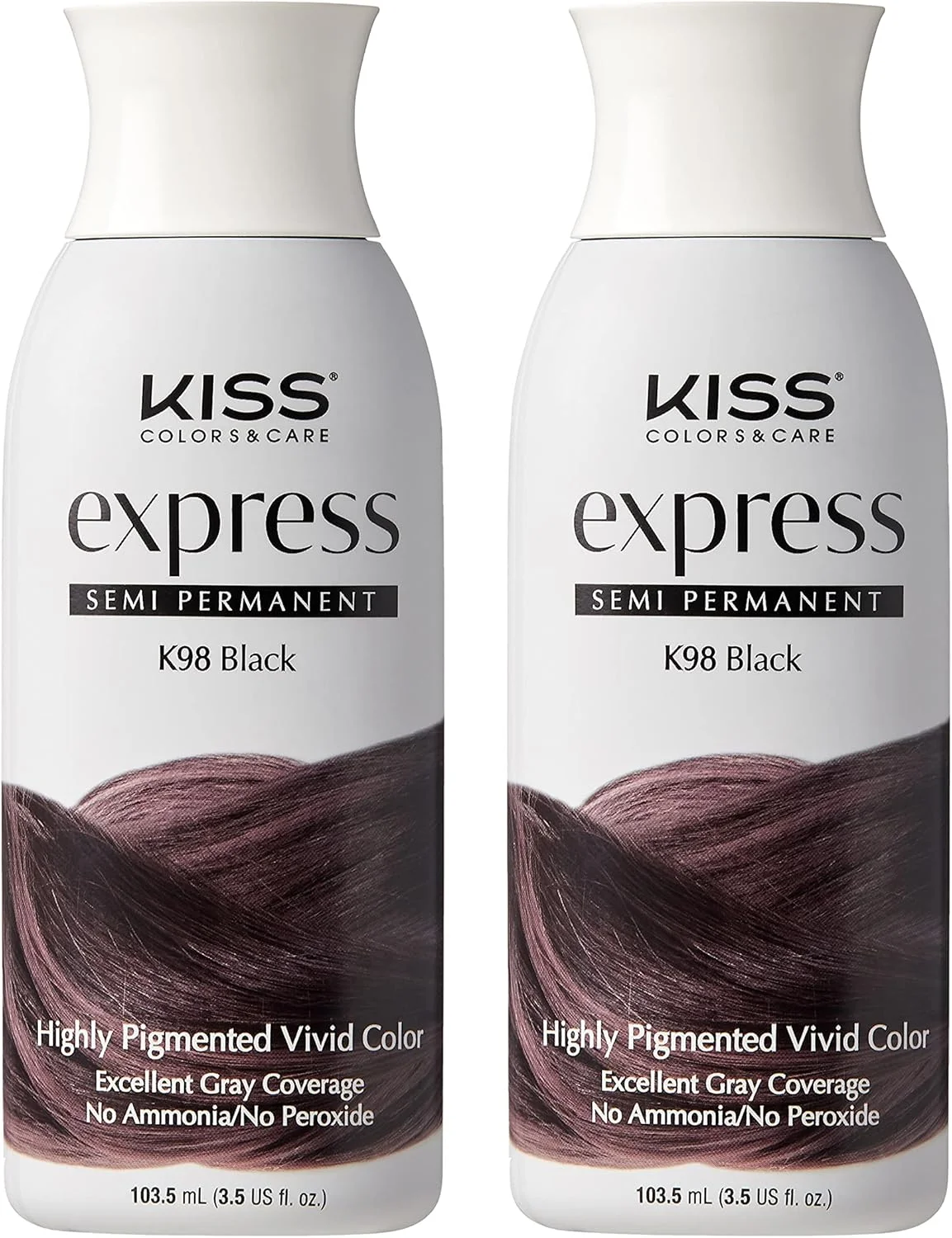 رنگ موی نیمه دائمی مشکی کیس اکسپرس کالر K98، 100 میلی لیتر (دو عددی) رنگ موی نیمه دائمی مشکی کیس اکسپرس کالر K98، 100 میلی لیتر (دو عددی)