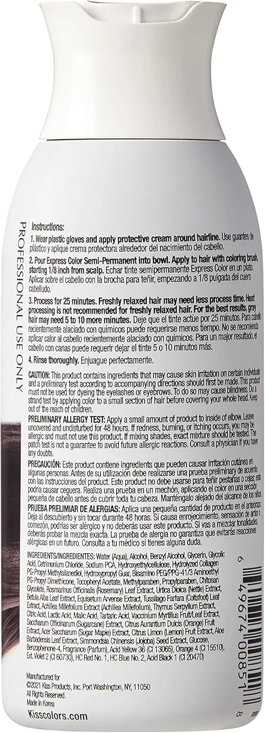 رنگ موی نیمه دائمی مشکی کیس اکسپرس کالر K98، 100 میلی لیتر (دو عددی) رنگ موی نیمه دائمی مشکی کیس اکسپرس کالر K98، 100 میلی لیتر (دو عددی)