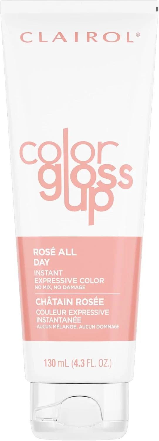 رنگ موی موقت Clairol Color Gloss Up، رنگ موی Rosé All Day، بسته 1 عددی رنگ موی موقت Clairol Color Gloss Up، رنگ موی Rosé All Day، بسته 1 عددی