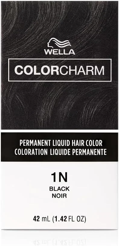 رنگ موی دائمی مایع کالر شارم برای پوشش موهای سفید | 1n مشکی | 41 میلی لیتر رنگ موی دائمی مایع کالر شارم برای پوشش موهای سفید | 1n مشکی | 41 میلی لیتر