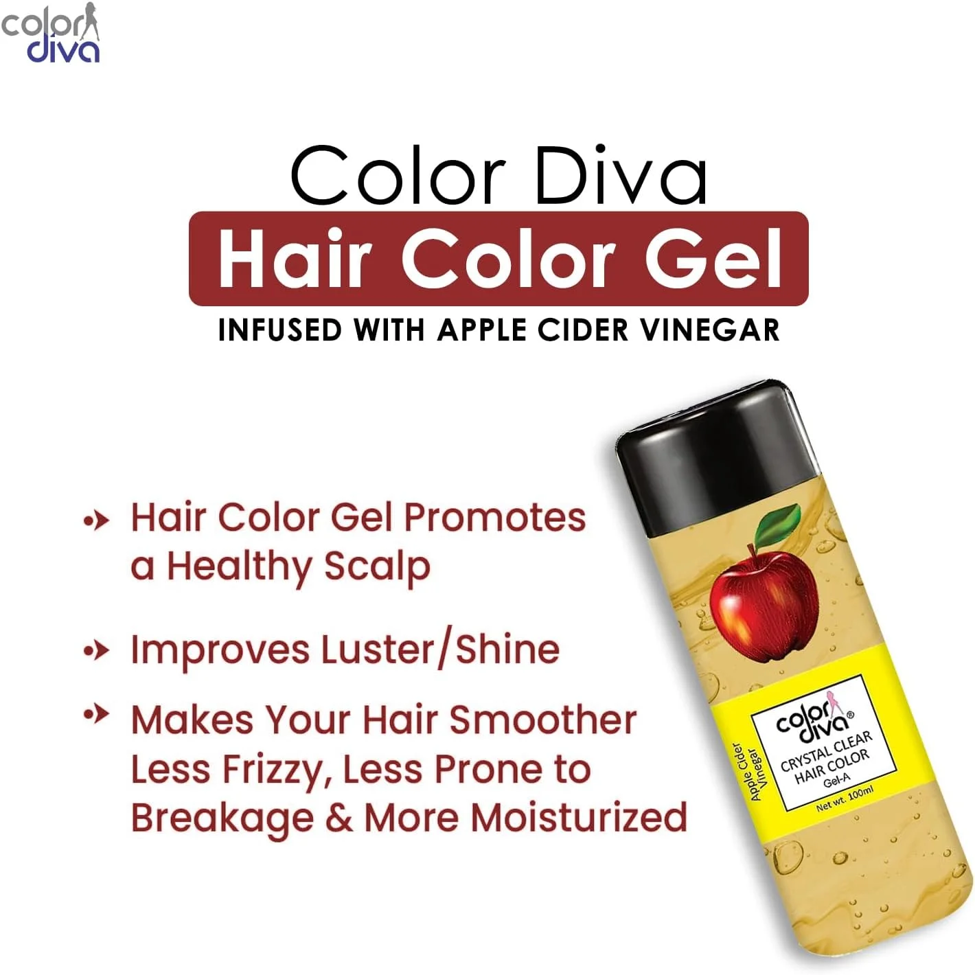 رنگ موی ژلی بدون آمونیاک کالر دیوا، 200 میلی لیتر، قهوه ای، جایگزین رنگ مو، نتیجه فوری، برای آقایان و بانوان، بدون پارابن، بدون PPD و بدون مواد شیمیایی مضر (ژل سیب-آلوئه ورا) رنگ موی ژلی بدون آمونیاک کالر دیوا، 200 میلی لیتر، قهوه ای، جایگزین رنگ مو، نتیجه فوری، برای آقایان و بانوان، بدون پارابن، بدون PPD و بدون مواد شیمیایی مضر (ژل سیب-آلوئه ورا)