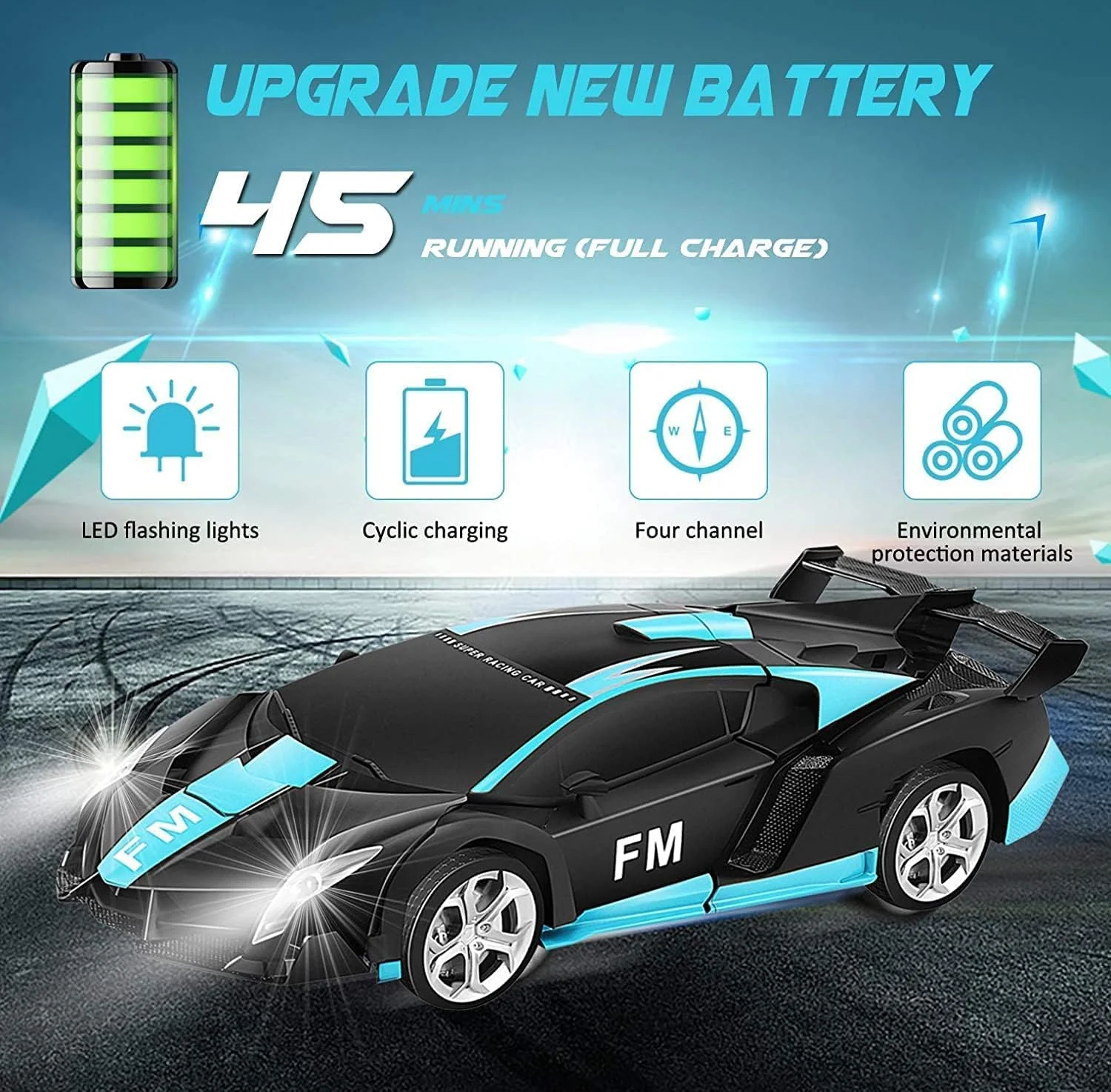 ماشین ترانسفورمر Beauenty. ماشین تغییر شکل کنترل از راه دور با نسبت 1.18 و فرکانس 2.4 گیگاهرتز. تغییر شکل با یک کلیک، چرخش 360 درجه و دریفت. هدیه برای کودکان 6-14 سال (A) ماشین ترانسفورمر Beauenty. ماشین تغییر شکل کنترل از راه دور با نسبت 1.18 و فرکانس 2.4 گیگاهرتز. تغییر شکل با یک کلیک، چرخش 360 درجه و دریفت. هدیه برای کودکان 6-14 سال (A)