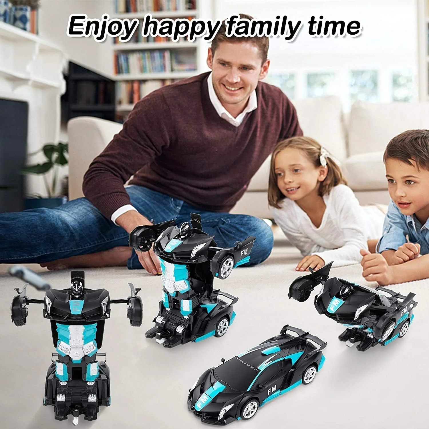 ماشین ترانسفورمر Beauenty. ماشین تغییر شکل کنترل از راه دور با نسبت 1.18 و فرکانس 2.4 گیگاهرتز. تغییر شکل با یک کلیک، چرخش 360 درجه و دریفت. هدیه برای کودکان 6-14 سال (A) ماشین ترانسفورمر Beauenty. ماشین تغییر شکل کنترل از راه دور با نسبت 1.18 و فرکانس 2.4 گیگاهرتز. تغییر شکل با یک کلیک، چرخش 360 درجه و دریفت. هدیه برای کودکان 6-14 سال (A)