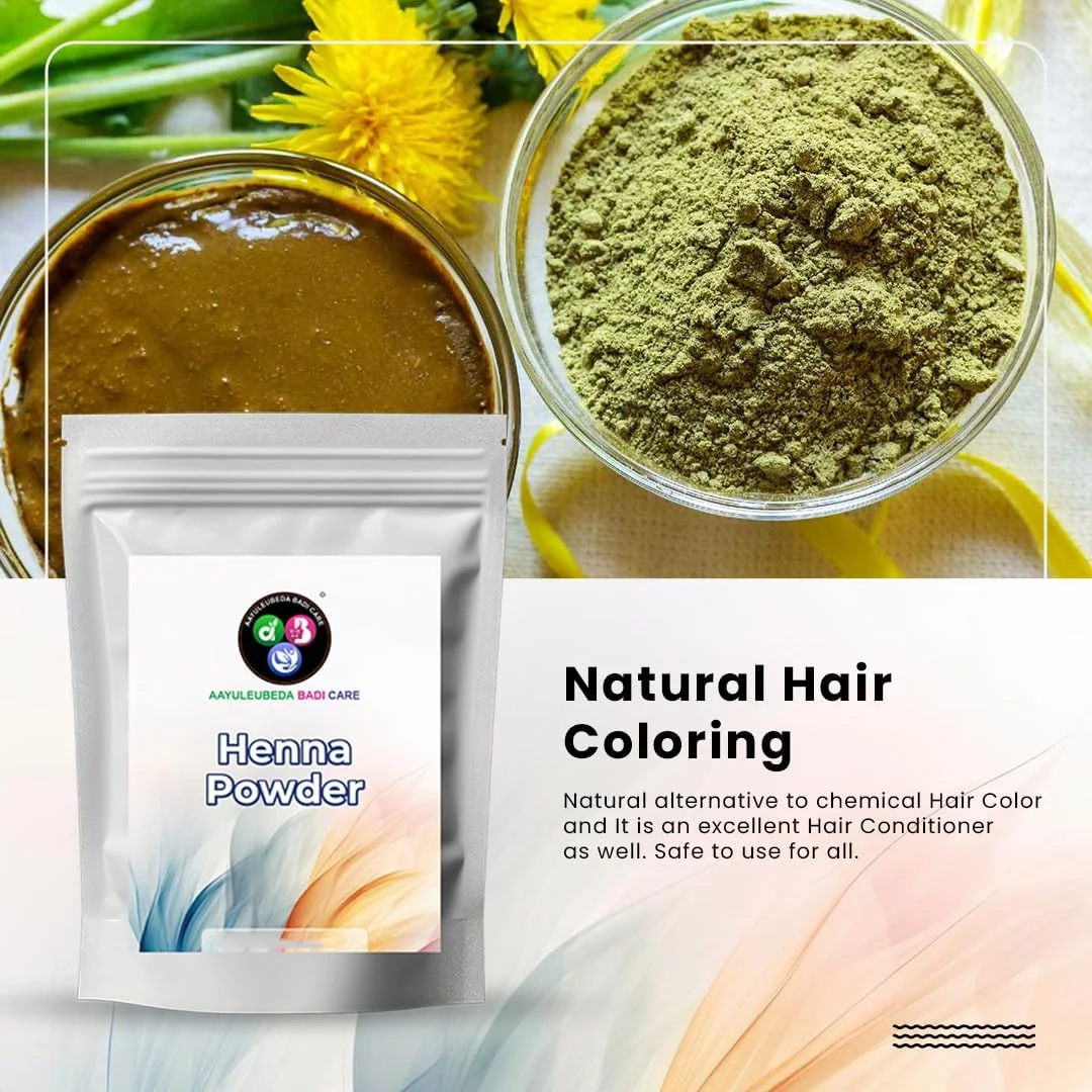 پودر حنای طبیعی و خالص بادی کر ABC آیوورودا | حنا برای موهای صاف و ابریشمی | بدون مواد شیمیایی | رنگ مو | خالکوبی | کیفیت هنری بدن - 453 گرم پودر حنای طبیعی و خالص بادی کر ABC آیوورودا | حنا برای موهای صاف و ابریشمی | بدون مواد شیمیایی | رنگ مو | خالکوبی | کیفیت هنری بدن - 453 گرم