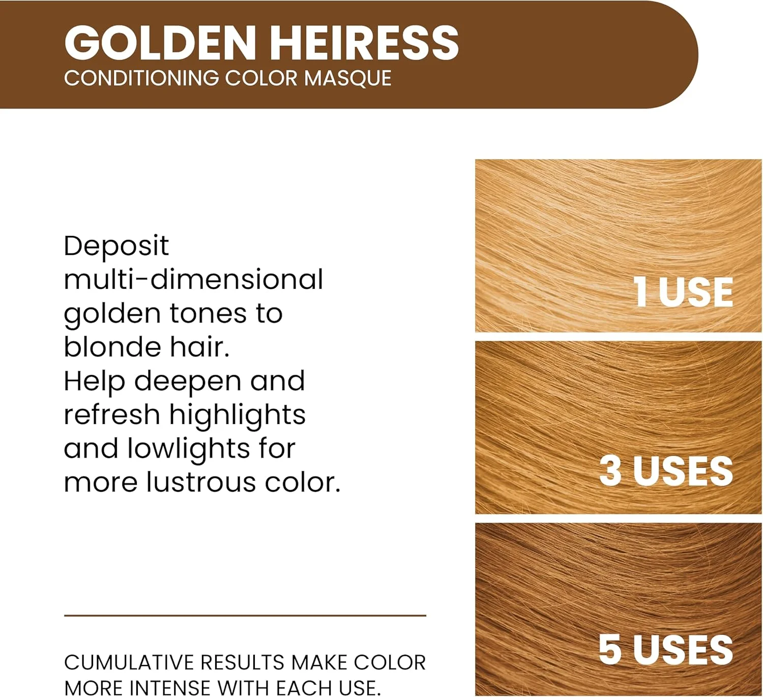 ماسک نرم کننده و رنگ دهنده مو قهوه ای ALOXXI InstaBoost – رنگ موی موقت فوری - ماسک رنگ مو برای نرم کنندگی عمیق (Golden Heiress)، 200 میلی لیتر ماسک نرم کننده و رنگ دهنده مو قهوه ای ALOXXI InstaBoost – رنگ موی موقت فوری - ماسک رنگ مو برای نرم کنندگی عمیق (Golden Heiress)، 200 میلی لیتر