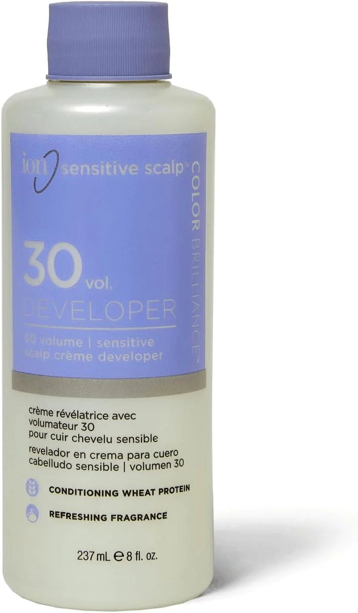 اکسیدان کرمی 10 حجمی آیون مناسب پوست سر حساس، حاوی بافرهای یونی و پروتئین نرم کننده برای کمک به حساسیت پوست سر، 236 میلی لیتر