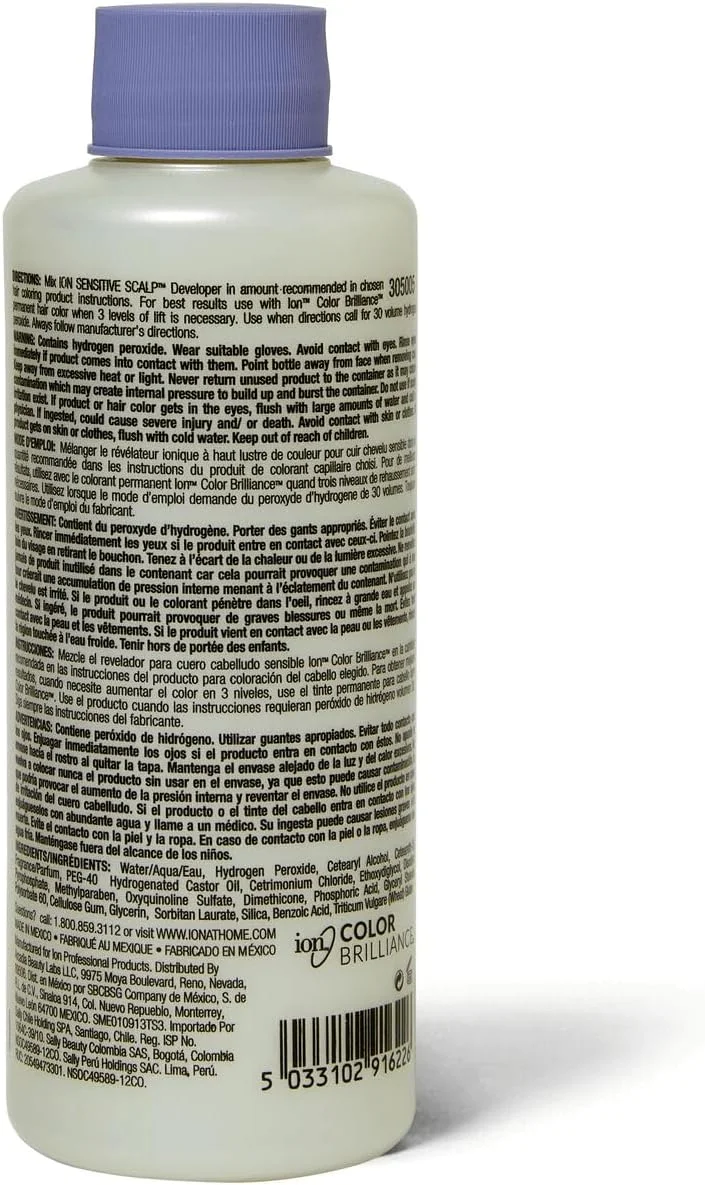 اکسیدان کرمی 10 حجمی آیون مناسب پوست سر حساس، حاوی بافرهای یونی و پروتئین نرم کننده برای کمک به حساسیت پوست سر، 236 میلی لیتر اکسیدان کرمی 10 حجمی آیون مناسب پوست سر حساس، حاوی بافرهای یونی و پروتئین نرم کننده برای کمک به حساسیت پوست سر، 236 میلی لیتر