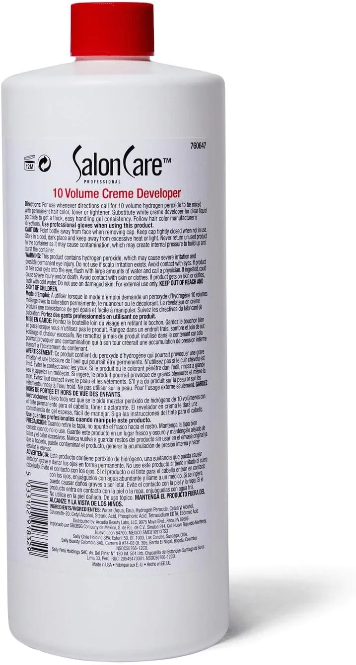 اکسیدان کرمی 10 حجمی Salon Care اکسیدان کرمی 10 حجمی Salon Care