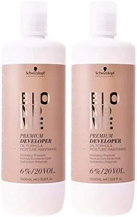 اکسیدان مو شوارتسکف بلوند می پریمیم کر 6% - 20 ولوم بسته 2 عددی