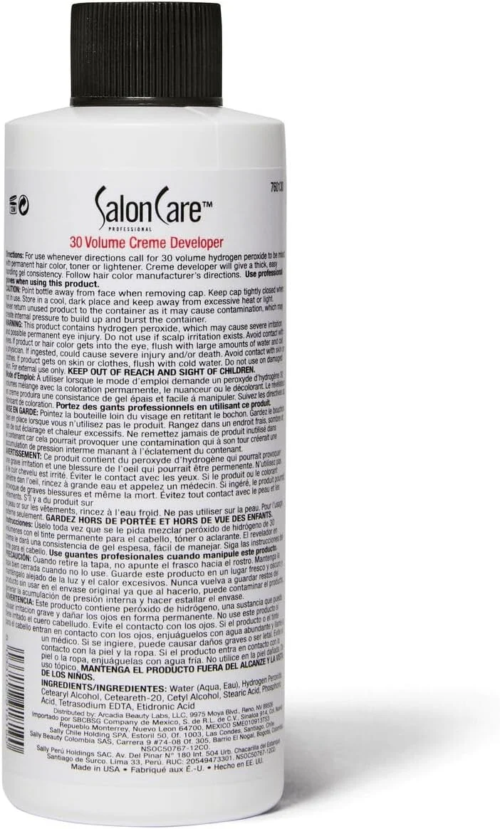 اکسیدان کرمی 30 حجمی Salon Care - حجم 118 میلی لیتر