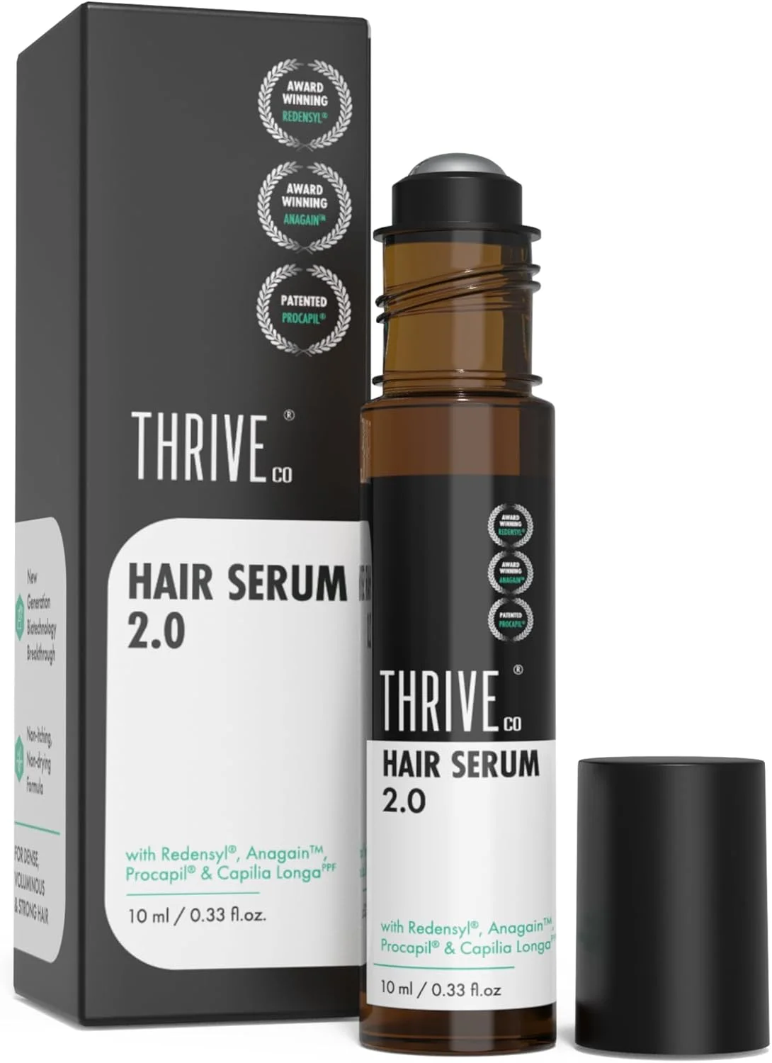 سرم رشد مو ThriveCo 2.0 برای رشد مو و کنترل ریزش مو | حاوی ردنسيل + آناگین + رزماری + پروکاپیل + کاپیليا لونگا | برای آقایان و بانوان (10 میلی لیتر (بسته 1 عددی)) سرم رشد مو ThriveCo 2.0 برای رشد مو و کنترل ریزش مو | حاوی ردنسيل + آناگین + رزماری + پروکاپیل + کاپیليا لونگا | برای آقایان و بانوان (10 میلی لیتر (بسته 1 عددی))