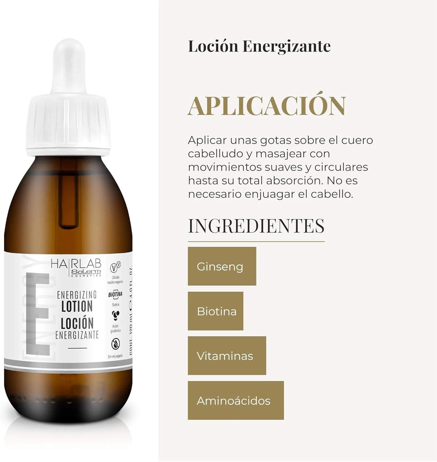 لوسیون انرژی بخش مو Salerm Hairlab تقویت کننده مو تست شده بالینی، 4.0 اونس لوسیون انرژی بخش مو Salerm Hairlab تقویت کننده مو تست شده بالینی، 4.0 اونس