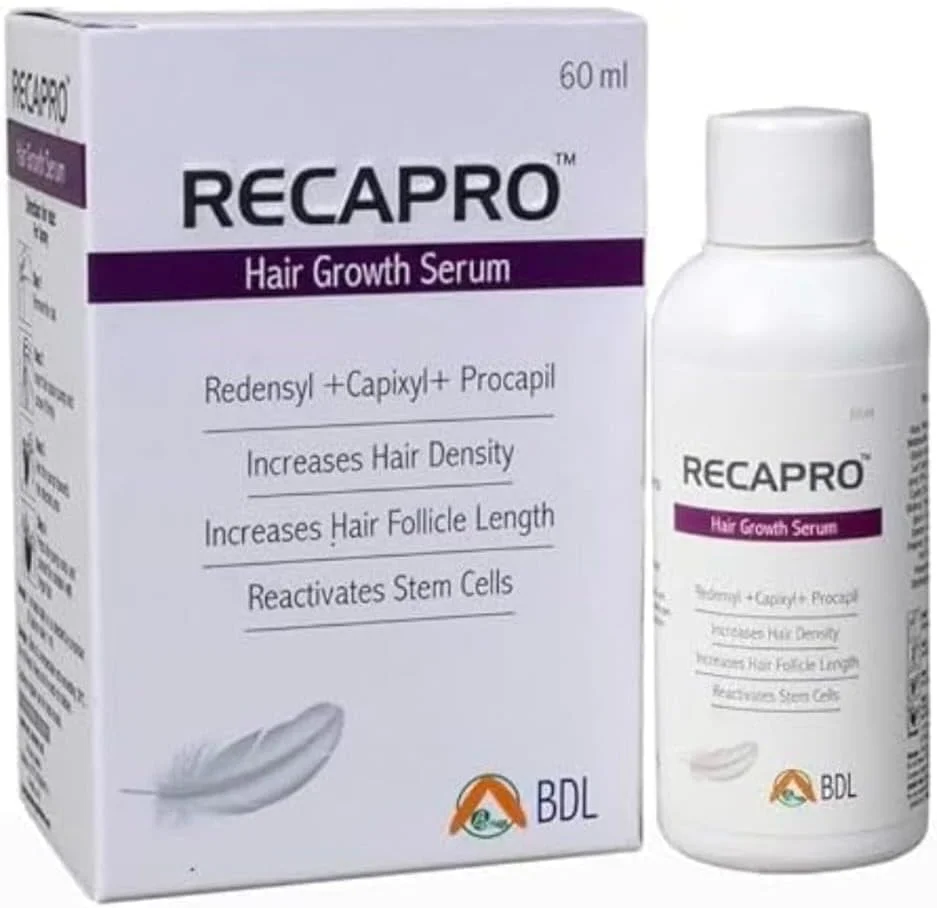 سرم رشد مو Recapro، Redensyl + Capixyl + Procapil، افزایش تراکم مو (60 میلی لیتر) سرم رشد مو Recapro، Redensyl + Capixyl + Procapil، افزایش تراکم مو (60 میلی لیتر)