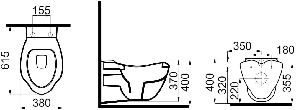 شیرآلات توالت فرنگی دیواری شیرآلات توالت فرنگی دیواری