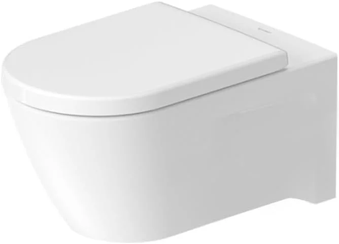 توالت فرنگی دیواری Duravit طراحی شده توسط STARCK، طول 54 سانتی متر - سفید براق