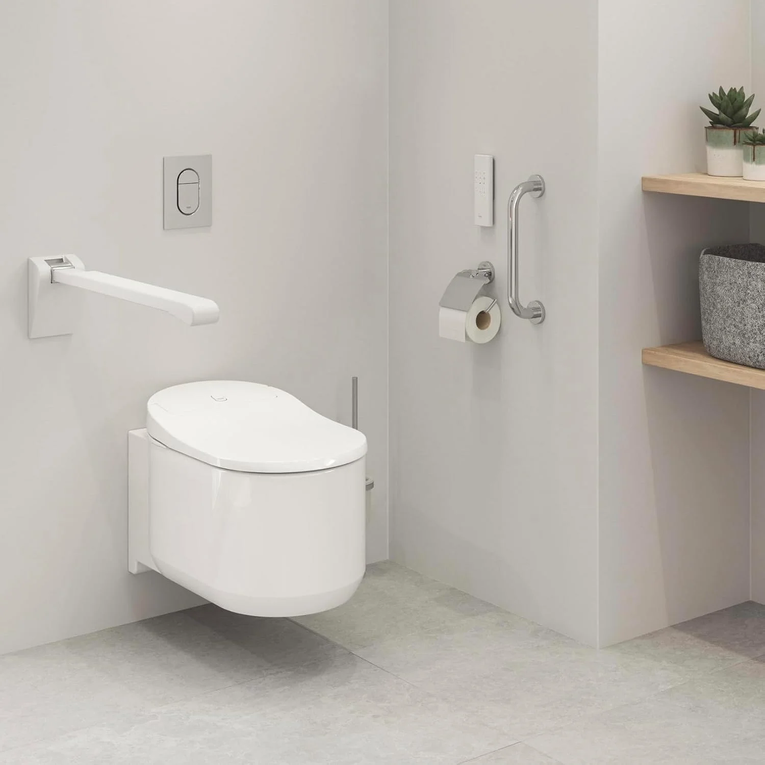 سیستم کامل توالت فرنگی دیواری GROHE Sensia Arena مناسب برای سیفون توکار، مدل 39354SH1