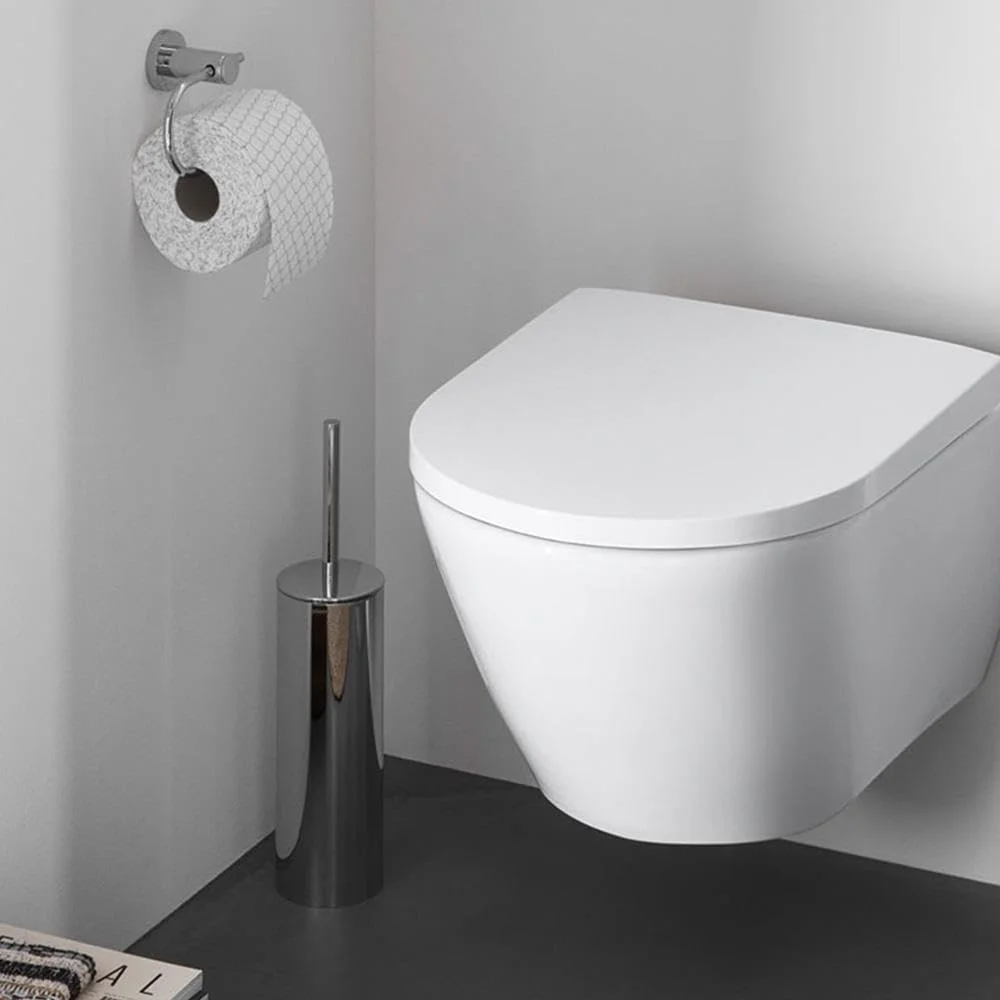 توالت فرنگی دیواری دوراویت ریم لس، 54 سانتی متر (عمق) - سفید براق