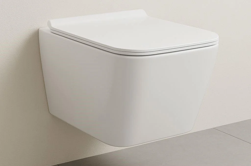 توالت فرنگی وال هنگ مدرن، توالت فشرده برای حمام (WH-5017)