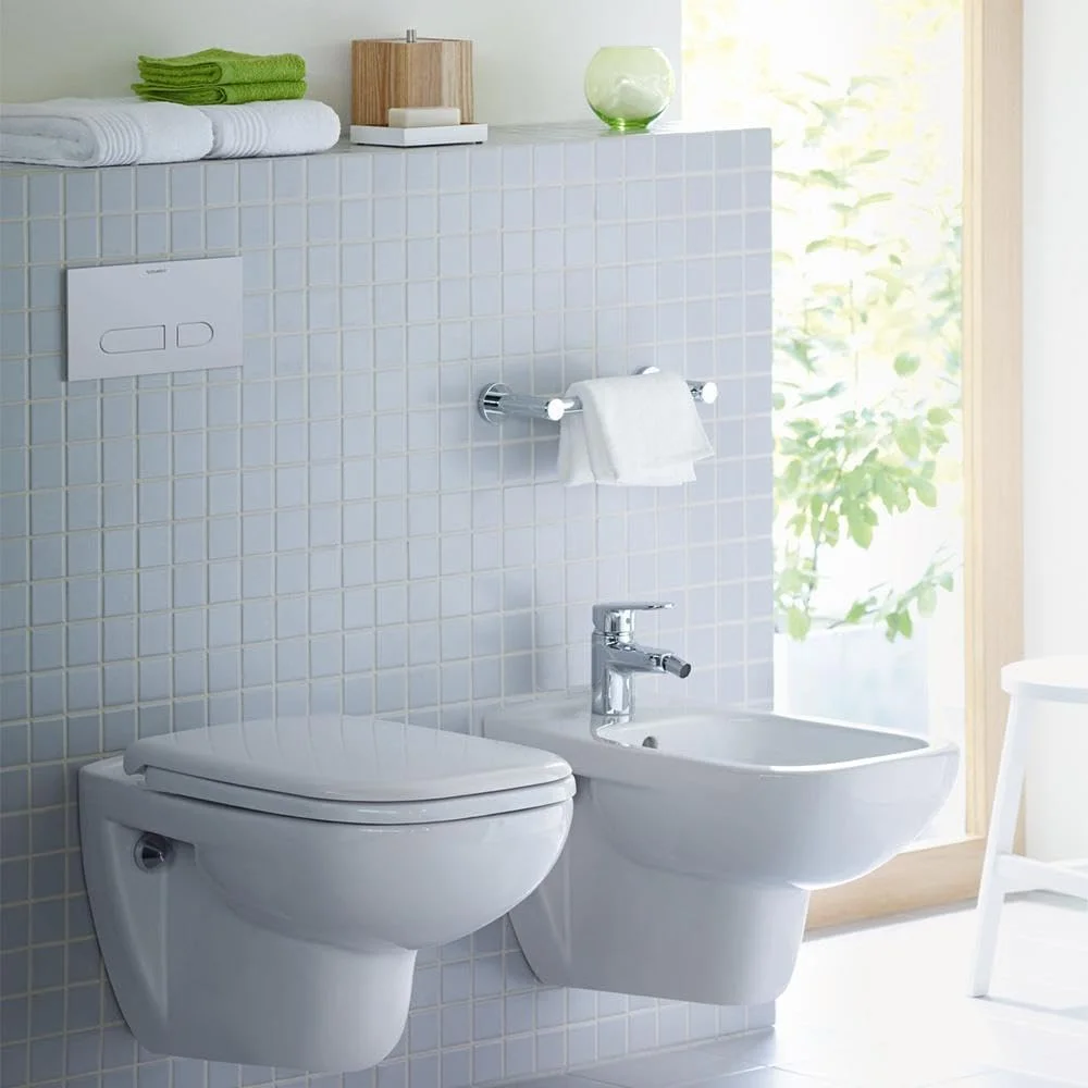 توالت فرنگی دیواری دوراویت با عمق 54.5 سانتی متر - سفید براق