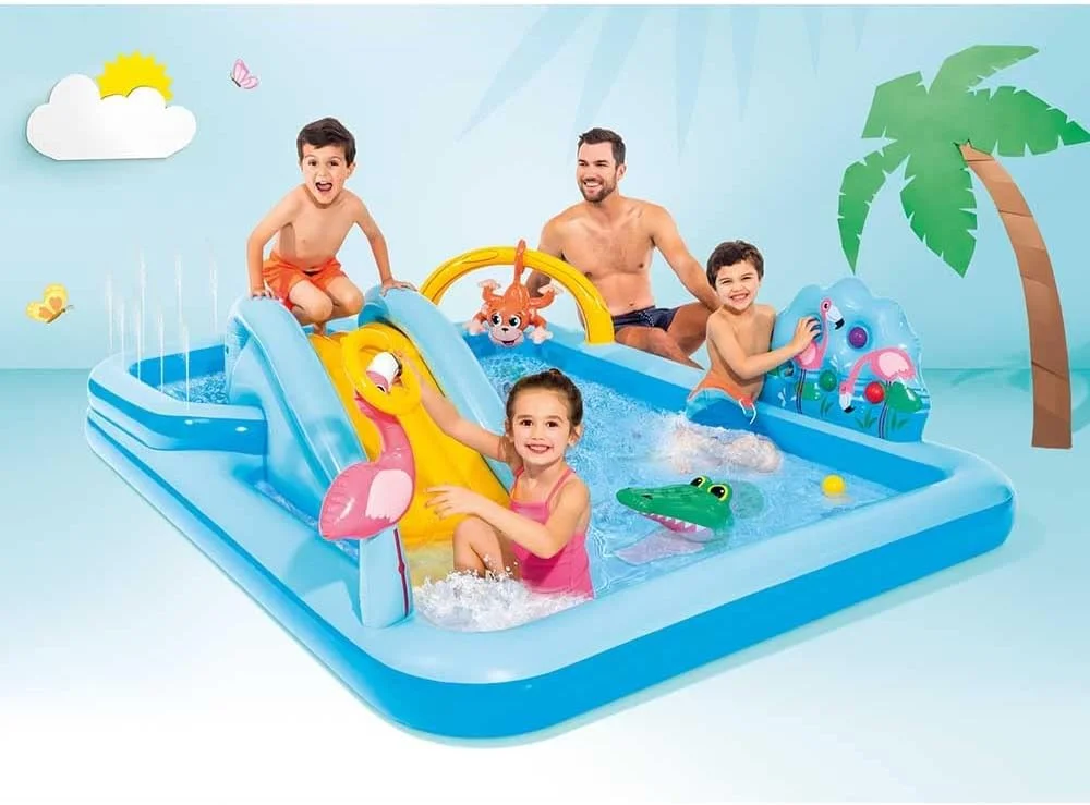 مرکز بازی آبی اینتکس مدل 57161Np - ماجراجویی در جنگل مرکز بازی آبی اینتکس مدل 57161Np - ماجراجویی در جنگل