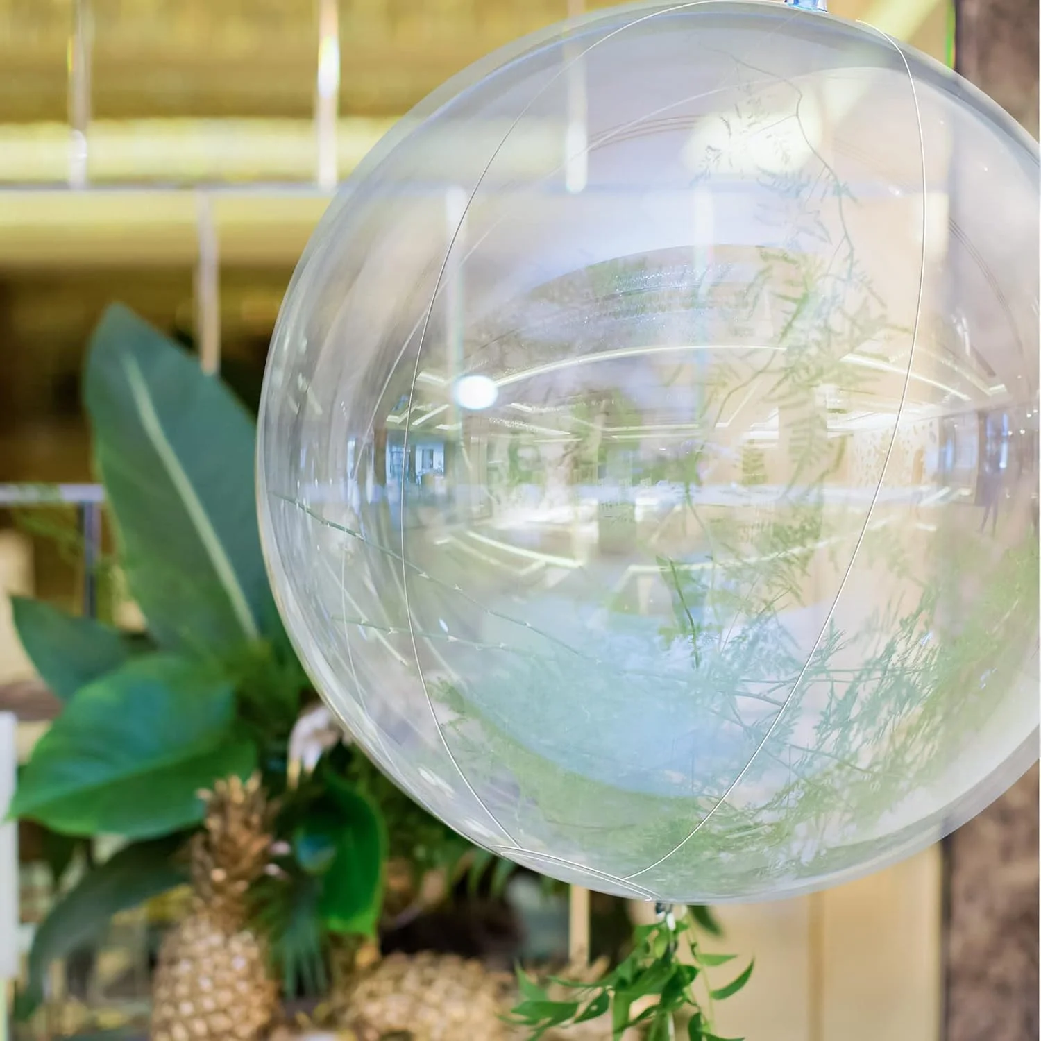 توپ بادی ساحلی، 6 عدد توپ بادی شفاف ساحلی، بادکنک های بادی شفاف، توپ مهمانی استخر شنا شفاف، برای ساحل تابستانی، اسباب بازی های ساحلی آبی استخر، هدایای مهمانی تابستانی در فضای باز برای کودکان و بزرگسالان