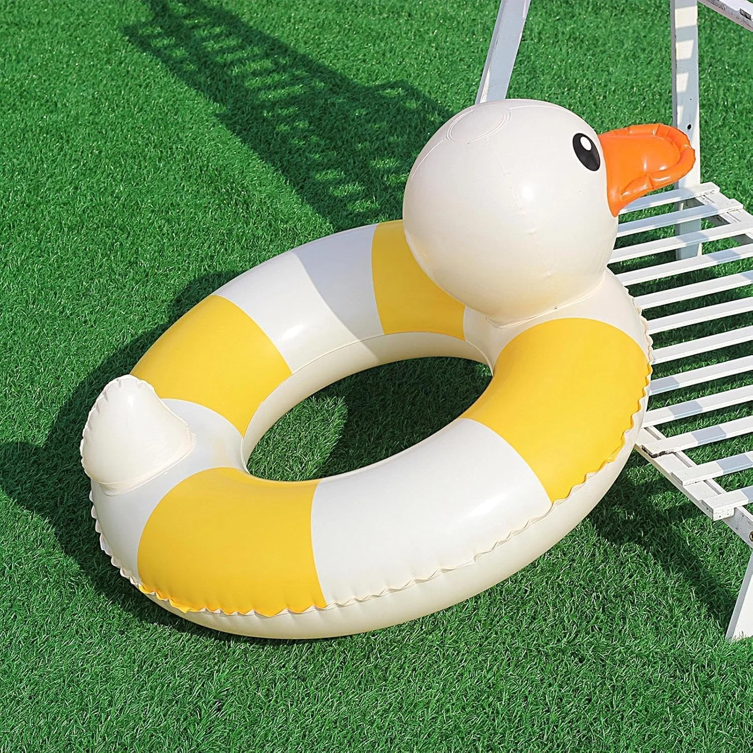 حلقه شنا بادی طرح اردک - شناور بادی اردک برای کودکان | آموزش شنای استخر کودکان نوپا با پشتیبانی از کمر ایمن | حلقه شنای طرح اردک زیبا برای تفریح در ساحل و مهمانی استخر حلقه شنا بادی طرح اردک - شناور بادی اردک برای کودکان | آموزش شنای استخر کودکان نوپا با پشتیبانی از کمر ایمن | حلقه شنای طرح اردک زیبا برای تفریح در ساحل و مهمانی استخر