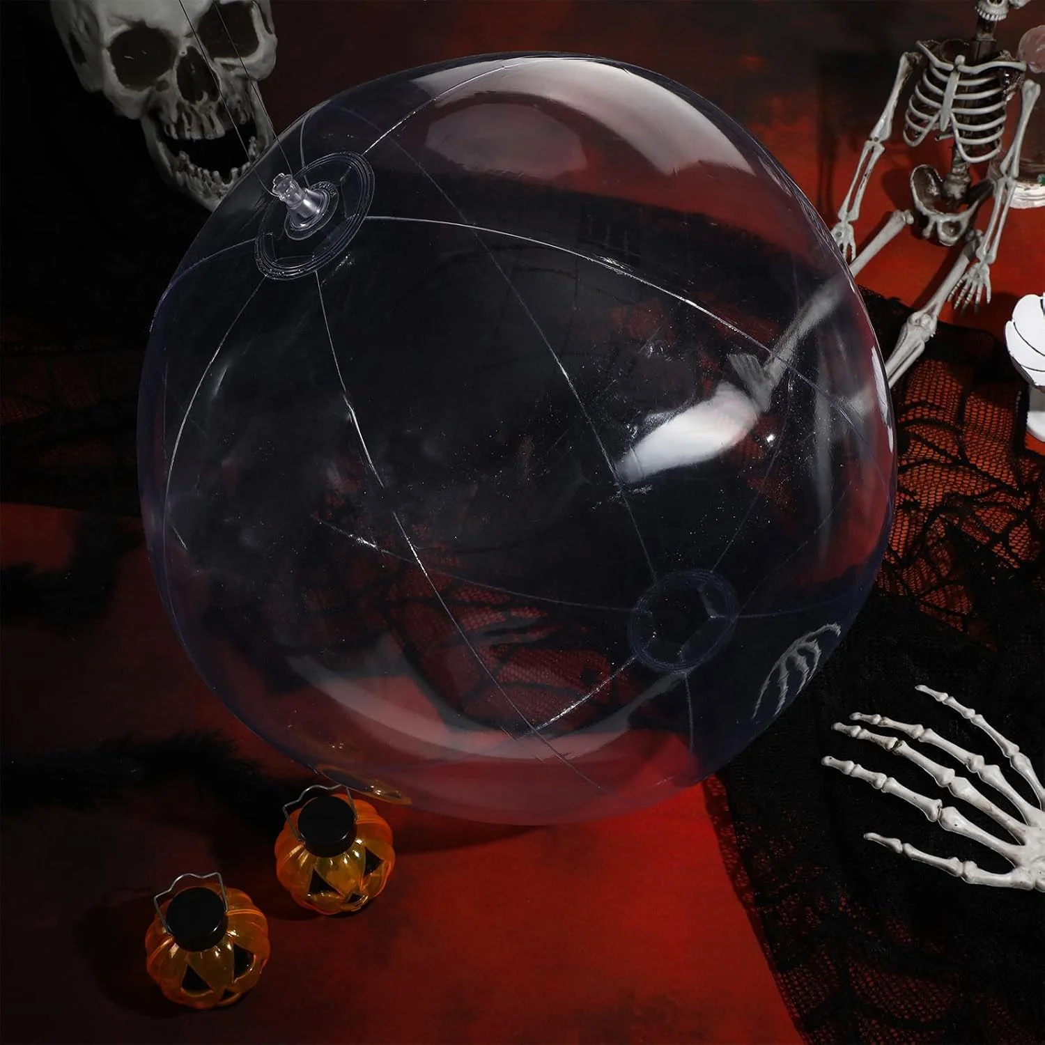 توپ بادی ساحلی، 6 عدد توپ بادی شفاف ساحلی، بادکنک های بادی شفاف، توپ مهمانی استخر شنا شفاف، برای ساحل تابستانی، اسباب بازی های ساحلی آبی استخر، هدایای مهمانی تابستانی در فضای باز برای کودکان و بزرگسالان